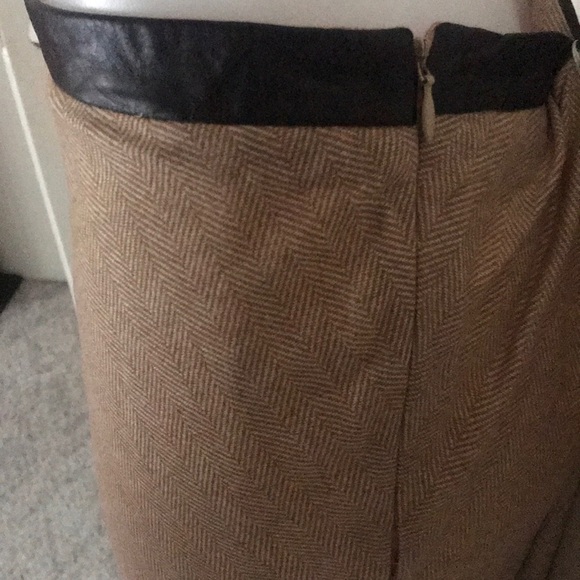Kenneth Cole Tan Tweed Skirt - Picture 7 of 8